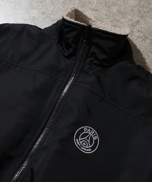 PARIS SAINT-GERMAIN（パリサンジェルマン）の「【Paris Saint-Germain/パリサンジェルマン】2WAYリバーシブルナイロンボアジャケット（ブルゾン・メンズ・ブラック×ベージュ/ブラック×ブラック・XL/M/L）」の16枚目の写真