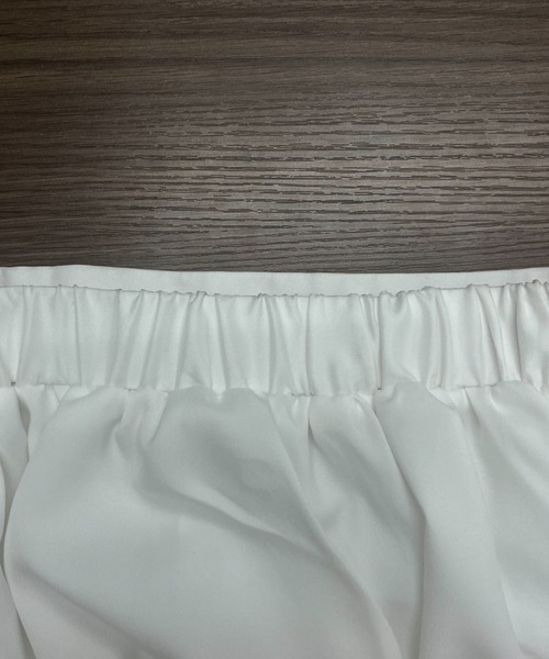 mellowneon（メロウネオン）の「ランダムタックスカート（スカート・レディース・チャコールグレー/アイボリー/ブラック・SMALL/MEDIUM）」の22枚目の写真