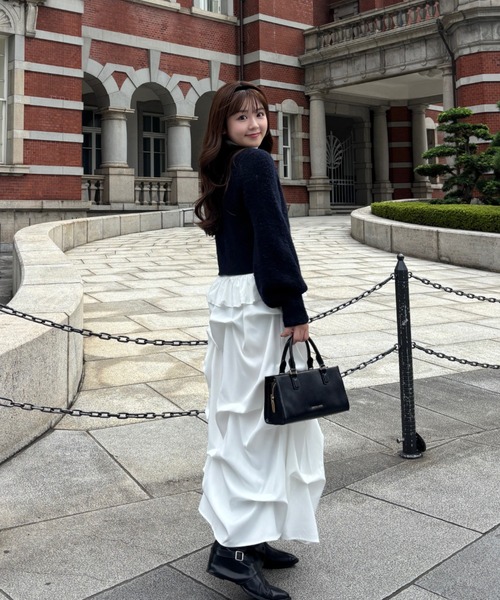 ランダムタックスカート（スカート）｜mellowneon（メロウネオン）の