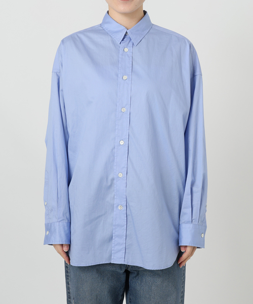 FRAMeWORK（フレームワーク）の「LONG-シャツ（シャツ/ブラウス・レディース・ネイビー/ホワイト/ブルー・FREE）」の19枚目の写真