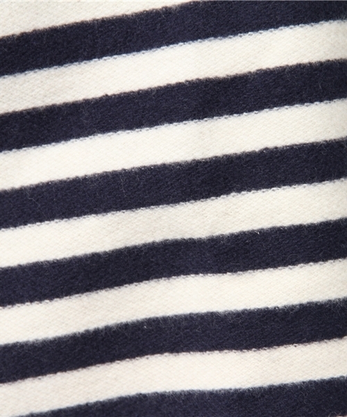 mystic(ミスティック)の「【mystic】ボーダーペプラムプルオーバー(Tシャツ/カットソー・レディース・オフホワイト/ネイビー/ブラック・フリ-)」の10枚目の写真