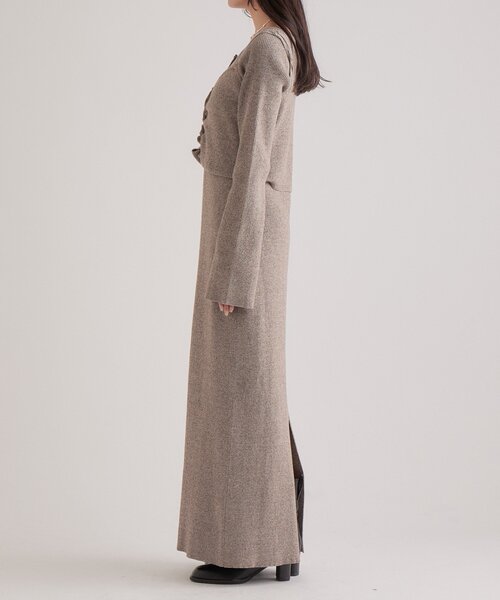 ニットビスチェ付き ワンピース（ワンピース）｜mystic（ミスティック