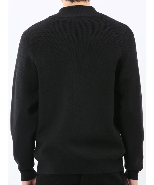 m.f.editorial（エムエフエディトリアル）の「【ウォッシャブル ウール混】m.f.エディトリアル メンズ 畦 ドライバーズ ニットアウター（カーディガン/ボレロ・メンズ・グレー系その他2/ブラック・LARGE/X-LARGE/MEDIUM）」の4枚目の写真