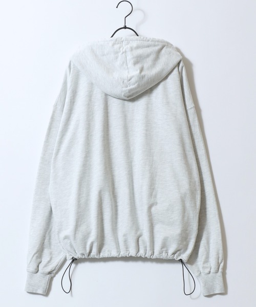 SITRY(シトリー)の「Drawstring Mini French Terry Sweat Zip Hoodie/無地 カットデニム カモフラ柄 ドローコード オーバーサイズ ミニ裏毛 フルジップパーカー フーディー パーカー スウェット レディース メンズ(パーカー・メンズ・ブラック系その他/オートミール/スミクロ/ブルー系その他/グリーン系その他/ブラウン系その他・M/LL/L)」の13枚目の写真