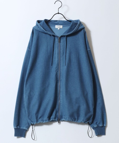SITRY(シトリー)の「Drawstring Mini French Terry Sweat Zip Hoodie/無地 カットデニム カモフラ柄 ドローコード オーバーサイズ ミニ裏毛 フルジップパーカー フーディー パーカー スウェット レディース メンズ(パーカー・メンズ・ブラック系その他/オートミール/スミクロ/ブルー系その他/グリーン系その他/ブラウン系その他・M/LL/L)」の10枚目の写真