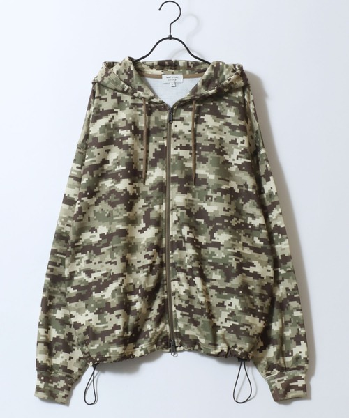 SITRY(シトリー)の「Drawstring Mini French Terry Sweat Zip Hoodie/無地 カットデニム カモフラ柄 ドローコード オーバーサイズ ミニ裏毛 フルジップパーカー フーディー パーカー スウェット レディース メンズ(パーカー・メンズ・ブラック系その他/オートミール/スミクロ/ブルー系その他/グリーン系その他/ブラウン系その他・M/LL/L)」の12枚目の写真