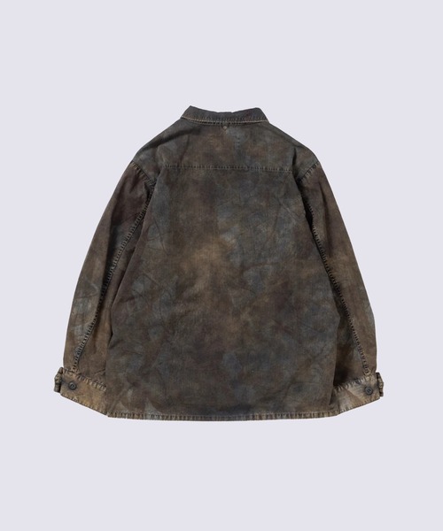 Anachronorm(アナクロノーム)の「【ANACHRONORM】SULFUR DYED RIPSTOP REALTREE FATIGUE JACKET(カバーオール・メンズ・ブラウン・1/2)」の2枚目の写真