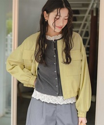 titivate | 【26SS新作/2026 SPRING COLLECTION】ダブルポケットデザインブルゾン(ブルゾン)