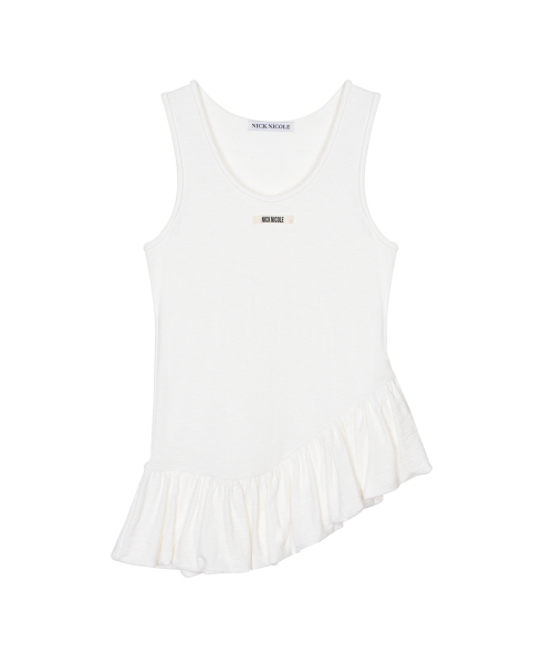 NICK&NICOLE(ニックアンドニコール)の「BALLOON LABEL SLEEVELESS_IVORY(Tシャツ/カットソー・レディース・その他・FREE)」の4枚目の写真
