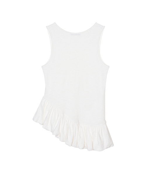 NICK&NICOLE(ニックアンドニコール)の「BALLOON LABEL SLEEVELESS_IVORY(Tシャツ/カットソー・レディース・その他・FREE)」の5枚目の写真