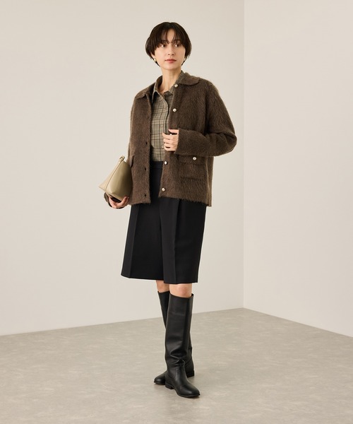 ROPE' PICNIC（ロペピクニック）の「ウエストタックハーフパンツ（その他パンツ・レディース・チャコールグレー/ベージュ系その他2/ブラック・S/M）」の20枚目の写真