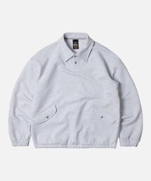 FRIZMWORKS（フリズムワークス）の「BANDING SNAP SWEATSHIRT _ WHITE MELANGE（スウェット）」