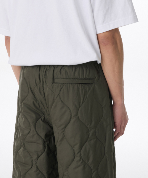 MUSINSA STANDARD（ムシンサスタンダード）の「オニオンキルティングダウンパンツ [カーキ]（その他パンツ・メンズ・その他・26/28/40/38/36/34/32/30）」の5枚目の写真