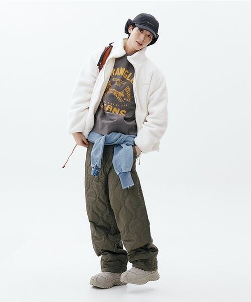 MUSINSA STANDARD（ムシンサスタンダード）の「オニオンキルティングダウンパンツ [カーキ]（その他パンツ・メンズ・その他・26/28/40/38/36/34/32/30）」の10枚目の写真