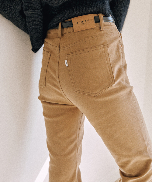 TTUDEMENT（トュードメント）の「COTTON BOOTSCUT PANTS CAMEL（その他パンツ・レディース・その他・SMALL/MEDIUM）」の2枚目の写真