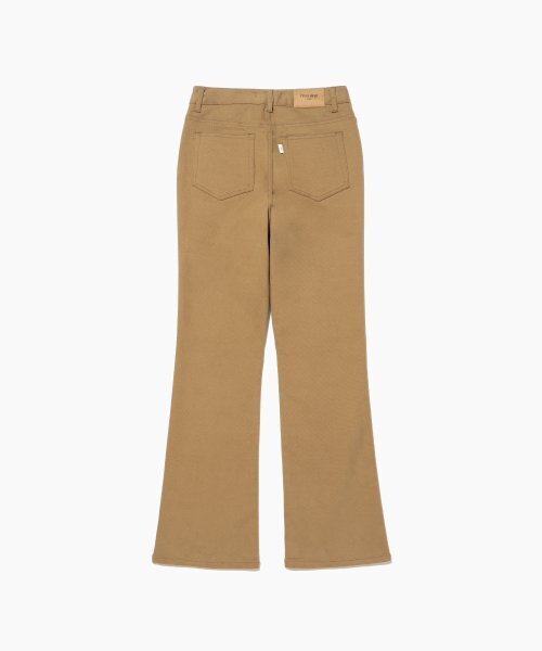 TTUDEMENT（トュードメント）の「COTTON BOOTSCUT PANTS CAMEL（その他パンツ・レディース・その他・SMALL/MEDIUM）」の3枚目の写真
