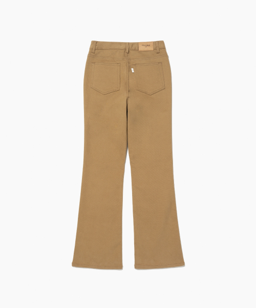 TTUDEMENT（トュードメント）の「COTTON BOOTSCUT PANTS CAMEL（その他パンツ・レディース・その他・SMALL/MEDIUM）」の4枚目の写真
