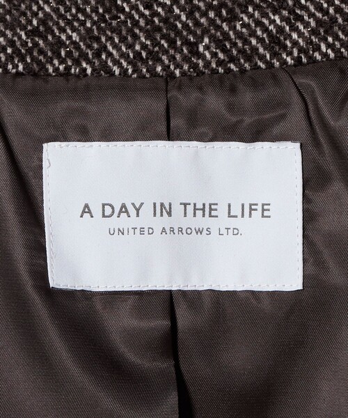 A DAY IN THE LIFE UNITED ARROWS（アデイインザライフユナイテッドアローズ）の「ラメ ツイードライク カバーオール ＜A DAY IN THE LIFE＞（カバーオール・レディース・ベージュ/ダークグレー/ブラウン系・FREE）」の18枚目の写真