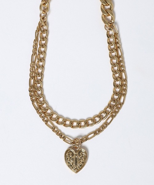 JEANASIS（ジーナシス）の「【シルバー925プレーティング】ハートチェーンネックレス/632673（ネックレス・レディース・ゴールド/シルバー・FREE）」の9枚目の写真