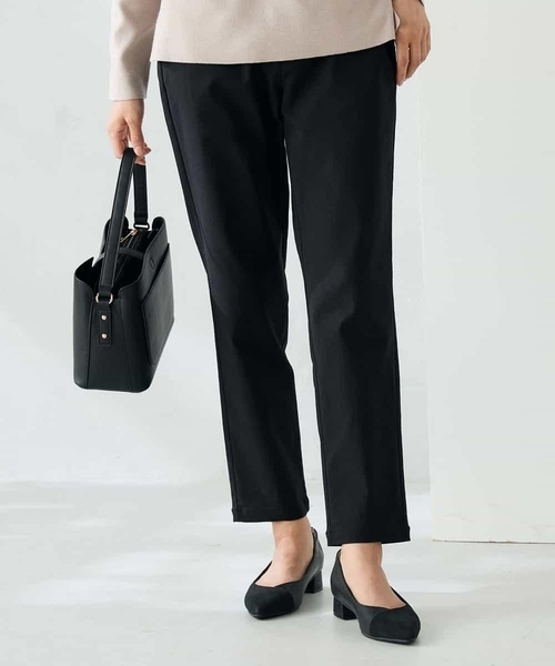 a.v.v（アーヴェヴェ）の「裏起毛ハイパーストレッチスリムパンツ（その他パンツ・レディース・グレー系その他/ブラック/チャコールグレー・34/36/40/38/42）」の2枚目の写真