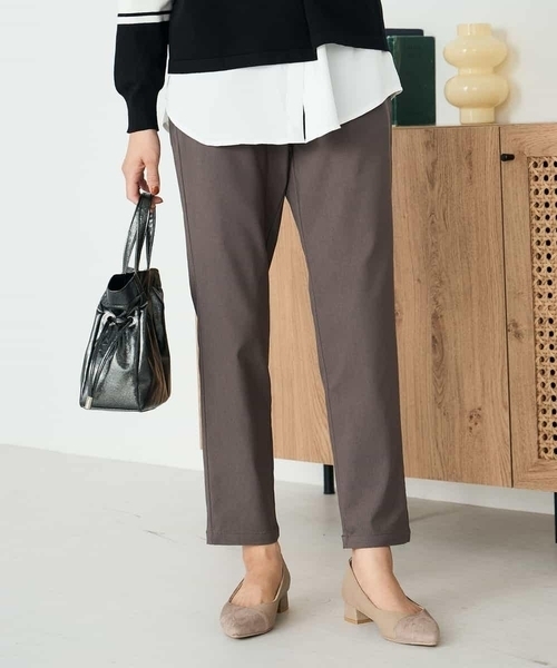 a.v.v（アーヴェヴェ）の「裏起毛ハイパーストレッチスリムパンツ（その他パンツ・レディース・グレー系その他/ブラック/チャコールグレー・34/36/40/38/42）」の4枚目の写真