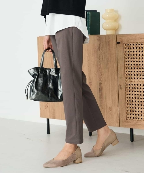 a.v.v（アーヴェヴェ）の「裏起毛ハイパーストレッチスリムパンツ（その他パンツ・レディース・グレー系その他/ブラック/チャコールグレー・34/36/40/38/42）」の6枚目の写真