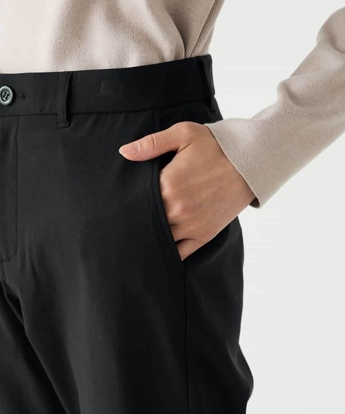 a.v.v(アーヴェヴェ)の「裏起毛ハイパーストレッチスリムパンツ(その他パンツ・レディース・グレー系その他/ブラック/チャコールグレー・34/36/40/38/42)」の14枚目の写真