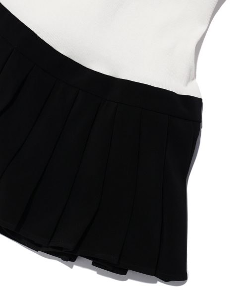 YOUHEE(ユヒ)の「YOUHEE PLEATS MINI DRESS WHITE(ワンピース・レディース・その他・MEDIUM/SMALL)」の5枚目の写真