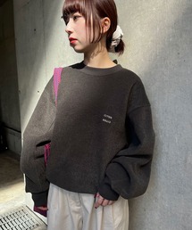 CITEN（シテン）の「＜CITEN＞裏起毛クルーネックトップ（スウェット）」