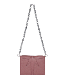 IUGAMAKARAS（イウガマカラス）の「Patch Chain Wallet (Red Brown)（札入れ/マネークリップ）」