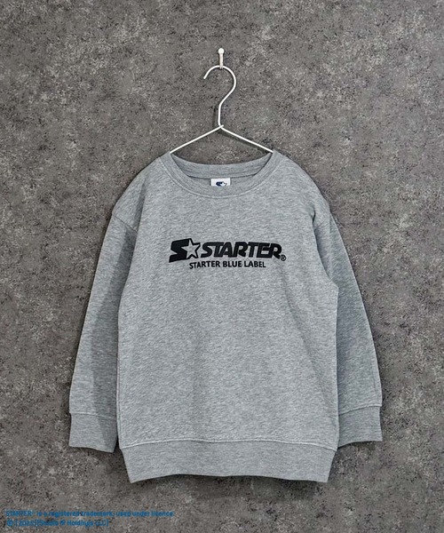 THE CASUAL(カジュアル)の「【STARTER/スターター】裏起毛 綿タッチ ピリング防止加工 バックベアプリント ビッグトレーナー(スウェット・キッズ・ネイビー/チャコール/ブラック/オフホワイト/杢グレー/ダークグリーン・110cm/130cm/140cm/150cm/160cm/120cm)」の11枚目の写真