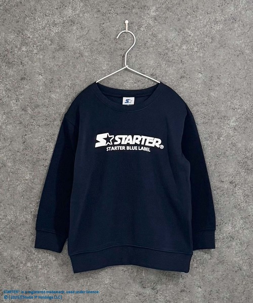 THE CASUAL(カジュアル)の「【STARTER/スターター】裏起毛 綿タッチ ピリング防止加工 バックベアプリント ビッグトレーナー(スウェット・キッズ・ネイビー/チャコール/ブラック/オフホワイト/杢グレー/ダークグリーン・110cm/130cm/140cm/150cm/160cm/120cm)」の17枚目の写真