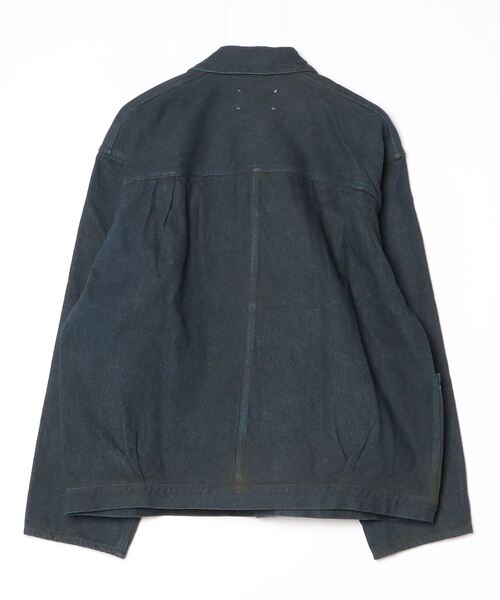 【お値下】YOKO SAKAMOTO PLEATS JACKETデニムジャケット YOKO SAKAMOTO PLEATS JACKET / RAW DENIM color：fade indigo