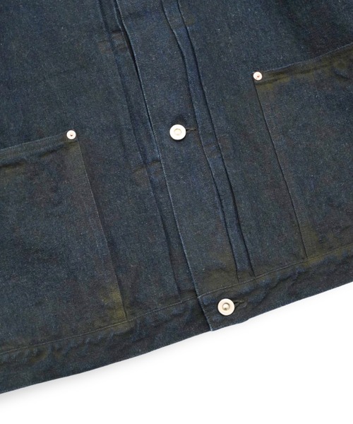YOKO SAKAMOTO】 PLEATS JACKET（デニムジャケット）｜yoko sakamoto