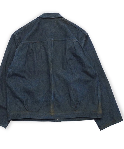 YOKO SAKAMOTO】 PLEATS JACKET（デニムジャケット）｜yoko sakamoto