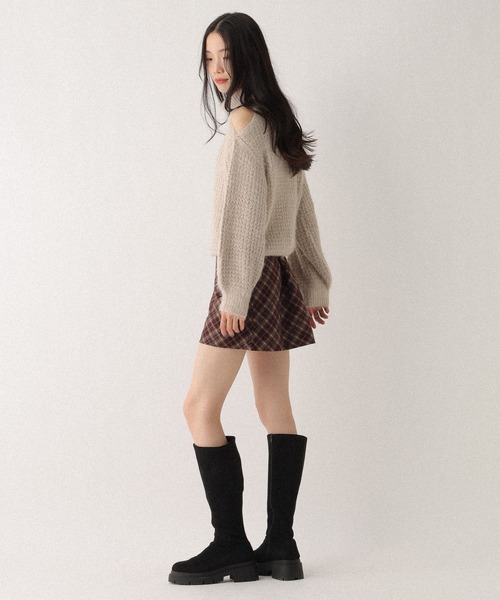 Heather(ヘザー)の「ショルダーカットタートルニット 619293(ニット/セーター・レディース・グレー/ベージュ/アイボリー・FREE)」の21枚目の写真