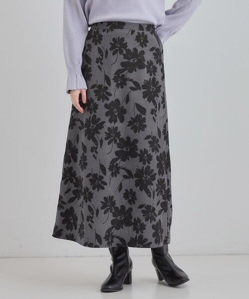 DRESKIP（ドレスキップ）の「花柄スカート（スカート）」 - WEAR