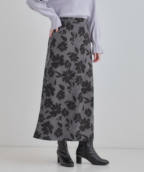 DRESKIP（ドレスキップ）の「花柄スカート（スカート）」 - WEAR