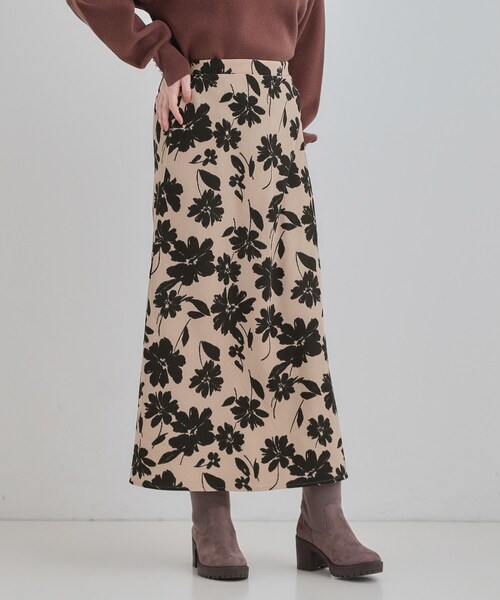 DRESKIP（ドレスキップ）の「花柄スカート（スカート）」 - WEAR