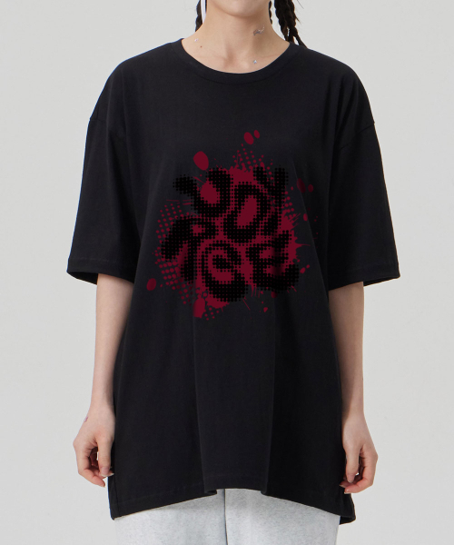 ASTRAL PROJECTION（アストラルプロジェクション）の「[ボイジ]コットンルーズフィット半袖Tシャツ_ブラック（Tシャツ/カットソー・メンズ・その他・LARGE/MEDIUM/X-LARGE/XX-LARGE）」の3枚目の写真