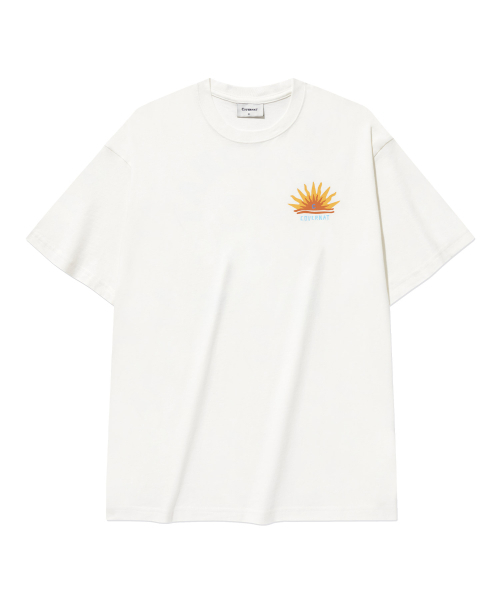COVERNAT(カバーナット)の「サンセットグラフィックTシャツホワイト(Tシャツ/カットソー・レディース・その他・X-SMALL/SMALL/MEDIUM/LARGE/X-LARGE/XX-LARGE)」の2枚目の写真