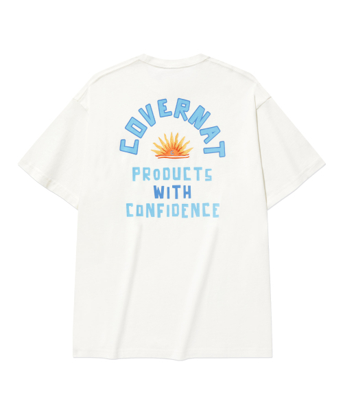 COVERNAT(カバーナット)の「サンセットグラフィックTシャツホワイト(Tシャツ/カットソー・レディース・その他・X-SMALL/SMALL/MEDIUM/LARGE/X-LARGE/XX-LARGE)」の3枚目の写真