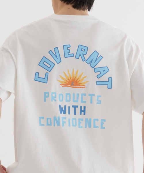 COVERNAT(カバーナット)の「サンセットグラフィックTシャツホワイト(Tシャツ/カットソー・レディース・その他・X-SMALL/SMALL/MEDIUM/LARGE/X-LARGE/XX-LARGE)」の8枚目の写真