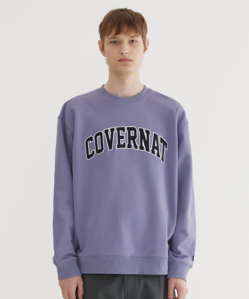 COVERNAT(カバーナット)の「アーチロゴ スウェットパーカー パープル(スウェット・レディース・その他・SMALL/MEDIUM/LARGE/X-LARGE)」の1枚目の写真