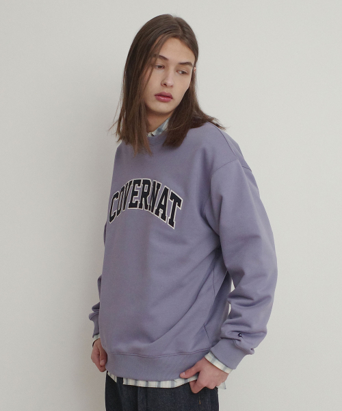 COVERNAT(カバーナット)の「アーチロゴ スウェットパーカー パープル(スウェット・レディース・その他・SMALL/MEDIUM/LARGE/X-LARGE)」の5枚目の写真
