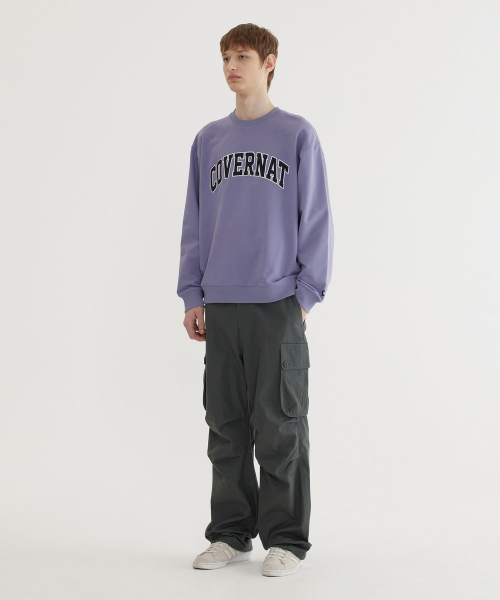 COVERNAT(カバーナット)の「アーチロゴ スウェットパーカー パープル(スウェット・レディース・その他・SMALL/MEDIUM/LARGE/X-LARGE)」の7枚目の写真