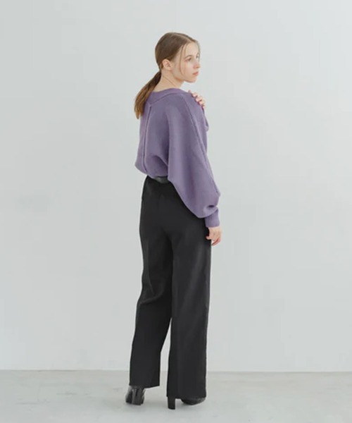 merrylatte（メリーラテ）の「ボリュームスリーブボレロ（カーディガン/ボレロ・レディース・アイボリー/パープル・FREE）」の12枚目の写真