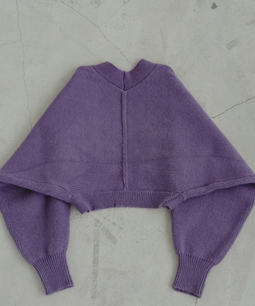 merrylatte（メリーラテ）の「ボリュームスリーブボレロ（カーディガン/ボレロ・レディース・アイボリー/パープル・FREE）」の22枚目の写真