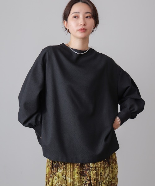 Bou Jeloud（ブージュルード）の「パールカフスチュニック（その他トップス・レディース・ベージュ/ブラック・38）」の2枚目の写真