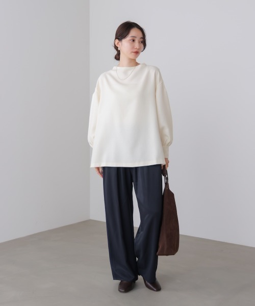 Bou Jeloud（ブージュルード）の「パールカフスチュニック（その他トップス・レディース・ベージュ/ブラック・38）」の4枚目の写真